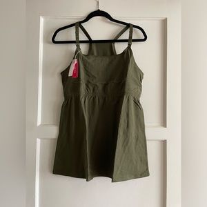 Nursing tank (set of two, green and black)